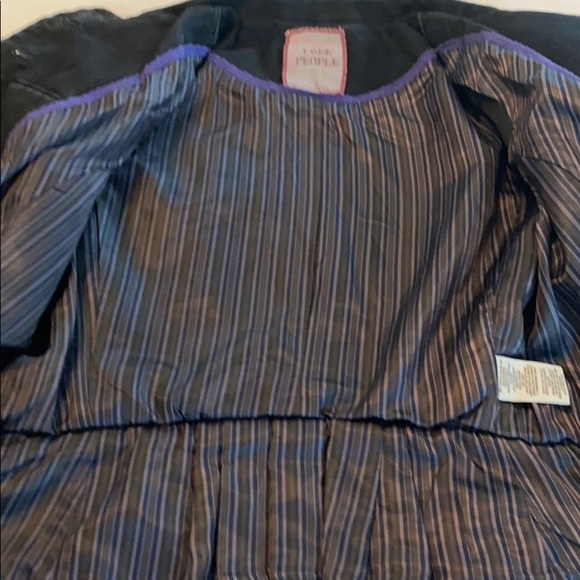 Free People distressed black jacket size 2 - Picture 12 of 14